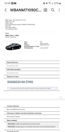 BMW Seria 5 cena 35400 przebieg: 305250, rok produkcji 2006 z Dąbrowa Górnicza małe 232